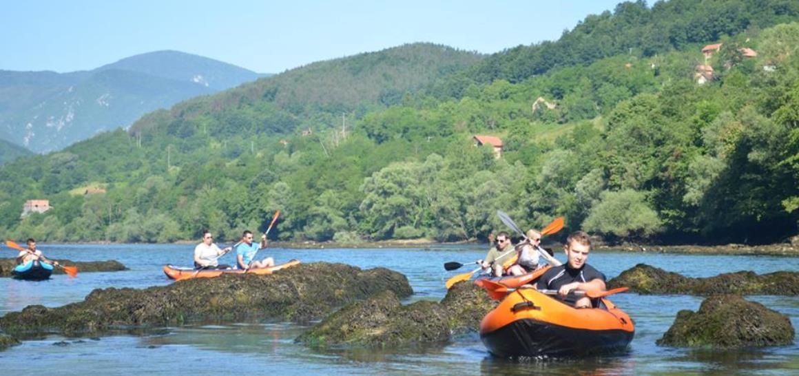 Drina kayak adventure